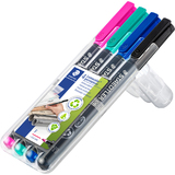 STAEDTLER lumocolor Permanent-Marker 318F, 4er Etui