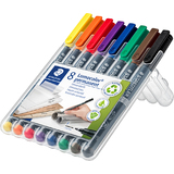 STAEDTLER lumocolor Permanent-Marker 318F, 8er Etui