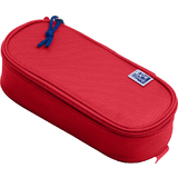 Oxford Schlamper-Etui, Polyester, oval, rot