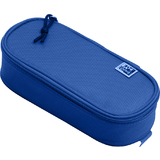 Oxford Schlamper-Etui, Polyester, oval, blau