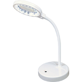 KLEIBER mini LED-Tischleuchte mit Lupe, wei