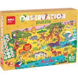 APLI kids Beobachtungspuzzle junior "Die Savanne", 60 Teile