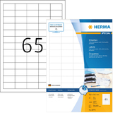 HERMA Inkjet-Etiketten, 38,1 x 21,2 mm, wei