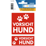 HERMA hinweisetiketten "Vorsicht Hund"