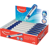 Maped radierstift Gom-Pen, wei/blau, 15er Display