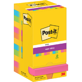 Post-it super Sticky notes Haftnotizen, 76 x 76 mm, Carnival