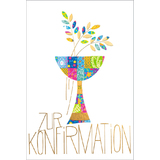 SUSY card Konfirmationskarte "Mosaikkelch"