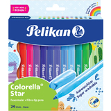 Pelikan fasermaler colorella star, 24er Kartonetui