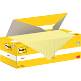 Post-it notes Haftnotizen, 76 x 76 mm, gelb, 12+12 gratis