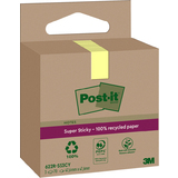 Post-it super Sticky recycling Notes, 47,6 x 47,6 mm, gelb