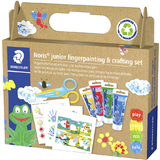 STAEDTLER kreativset Noris junior mit Fingerfarbe, 6-teilig