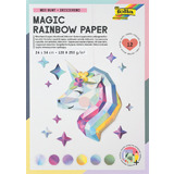 folia regenbogen-papier Block magic RAINBOW, 240 x 340 mm