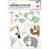 folia wabenball-sticker JUNGLE