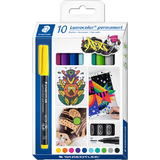 STAEDTLER lumocolor Permanent-Marker 317M, 10er Kartonetui