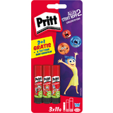 Pritt klebestift BTS 2024 "Alles steht Kopf 2", 3 x 11 g