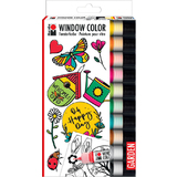 Marabu window Color set "Garden", 10 x 25 ml