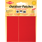 KLEIBER Outdoor-Patches, selbstklebend, 65 x 120 mm, rot