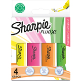 Sharpie textmarker FLUO XL, farbig sortiert, 4er Blister