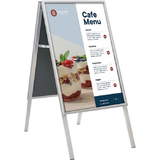 EUROPEL Plakatstnder CLASSIC, A1, silber