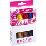 ROYAL talens Acrylfarbe art Creation, 12 ml, 8er Set