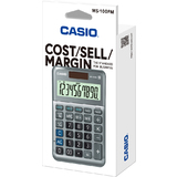 CASIO tischrechner MS-100FM, 10-stellig, silber