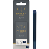 PARKER Groraum-Tintenpatronen QUINK, im Blister,schwarzblau