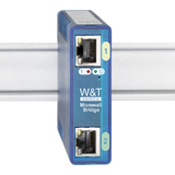 W&T microwall Bridge, IP20, Kunststoff-Gehuse, blau