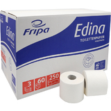 Fripa toilettenpapier Edina, 3-lagig, hochwei, Gropackung