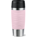 emsa isolierbecher TRAVEL mug Wave, 0,36 L., pastellrosa