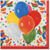 PAPSTAR motiv-servietten "Lucky Balloons", 330 x 330 mm