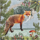 PAPSTAR motiv-servietten "Fox Portrait", 330 x 330 mm