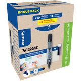 PILOT whiteboard-marker V board MASTER, bonus PACK, schwarz