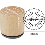 COLOP motiv-stempel Woodies "Einladung" II