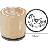 COLOP motiv-stempel Woodies "Schaukelpferd"