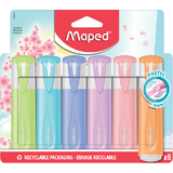 Maped textmarker FLUO'PEPS PASTEL, 6er Blister