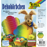 folia Dekokrbchen aus Regenbogenkarton, Durchm.: 150 mm