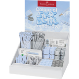 FABER-CASTELL familiendisplay GRIP 2001, silber / sky blue