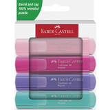 FABER-CASTELL textmarker TEXTLINER 46 PASTELL, 4er Etui