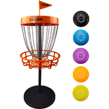 SCHILDKRT guru Disc golf Mini basket-set inkl. 5 Scheiben