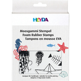 HEYDA moosgummi Stempel-Set "Maritim"