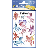 ZDesign kids Kinder-Tattoos "Einhrner", bunt