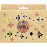 folia bio Glitter- & Pailletten-Set, rainbow L