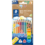 STAEDTLER dreikant-buntstift Noris jumbo, 10er Etui