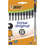 BIC kugelschreiber Cristal Original, schwarz, 10er Kartonbox