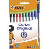 BIC kugelschreiber Cristal Original, sortiert,10er Kartonbox