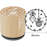 COLOP motiv-stempel Woodies "Weihnachtskugeln"