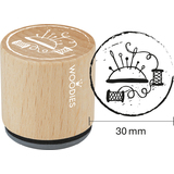 COLOP motiv-stempel Woodies handmade "Nhutensilien"