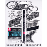 SAKURA fineliner Pigma Micron, 10er set + gratis Etui