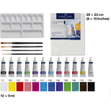 FABER-CASTELL Acrylmal-Set, 18-teilig