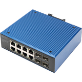 DIGITUS industrial Gigabit ethernet Switch, 8+4 Port